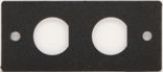 Unloaded Speaker Plate with 2 1/2 D Holes