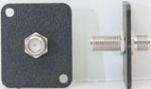 SMA Female to Female Bulkhead - Reverse Polarity XLR D Series Mount