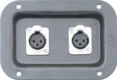 RDP3BX2-NA3FDM XLR Recessed Dish Plate