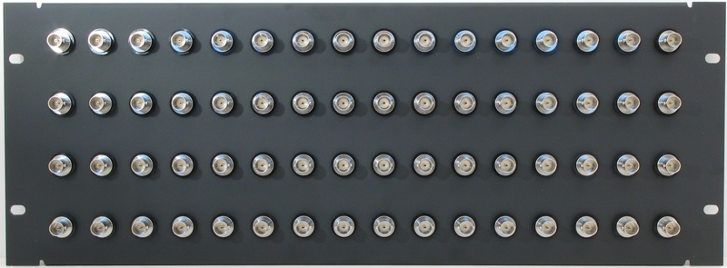PPD64-BCJJRK – 12G-SDI BNC Patch Panel Front View