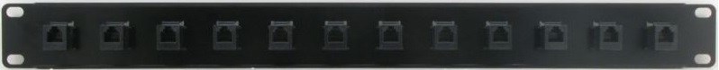 PPK12-C3B4C - Cat3 Patch Panel Rear View