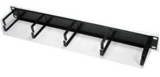 1RU Cable Management Panel - Metal Rings CM-1M