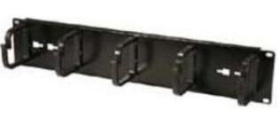 2RU Cable Management Panel - Plastic Rings CM-2P