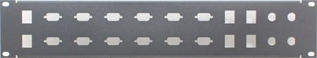 2 RU 22 Port Patch Panel